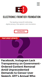 Mobile Screenshot of eff.org